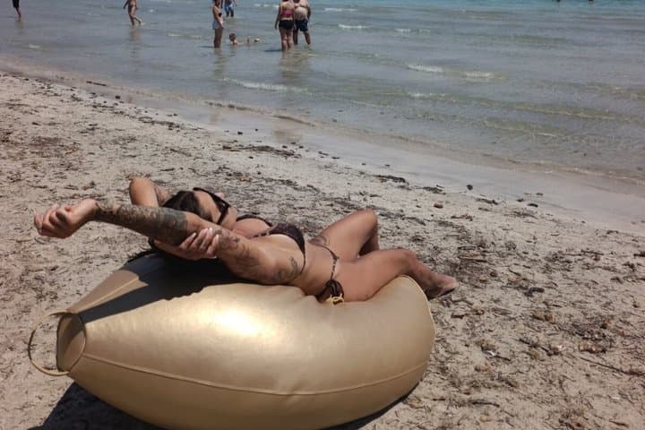 Premium Beach Puff Lounger Rental Can Pastilla