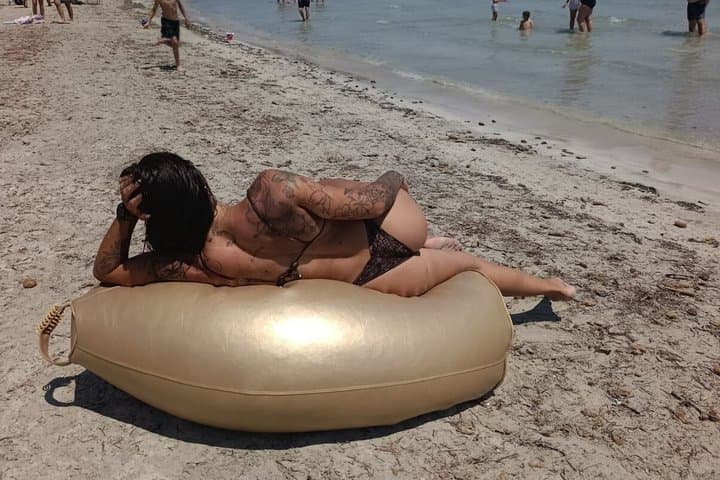 Premium Beach Puff Lounger Rental Can Pastilla