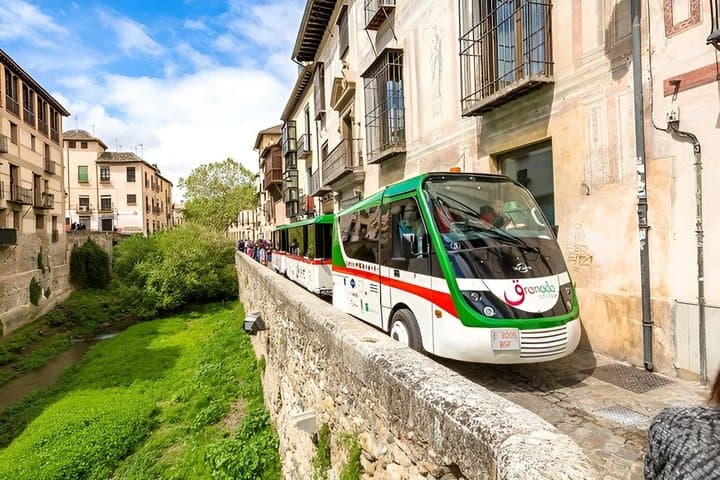 Granada Hop On Hop Off Tourist Train Ticket with Audio Guide