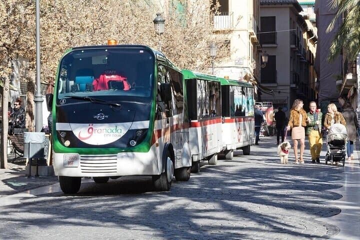 Granada Hop On Hop Off Tourist Train Ticket with Audio Guide