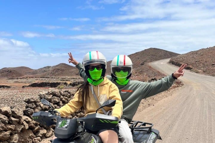 Volcano Hike and Meeting with Squirrels on Quad Bike