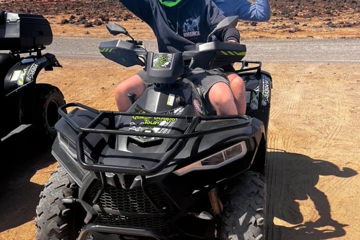 Volcano Hike and Meeting with Squirrels on Quad Bike