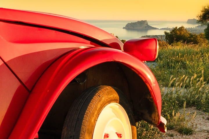 By 2CV from Moraira to Portixoll Island Private Tour