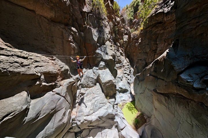 Vertical Adventure Park for beginners Via Ferrata in Tenerife