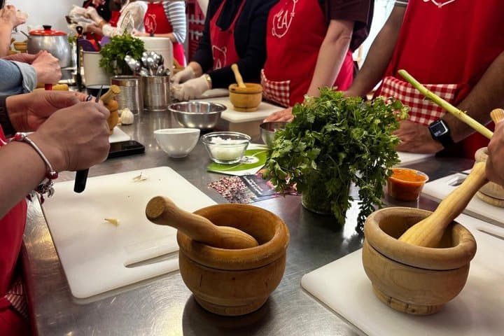 Tenerife: Canarian Mojos & Traditional Cooking Class with wine