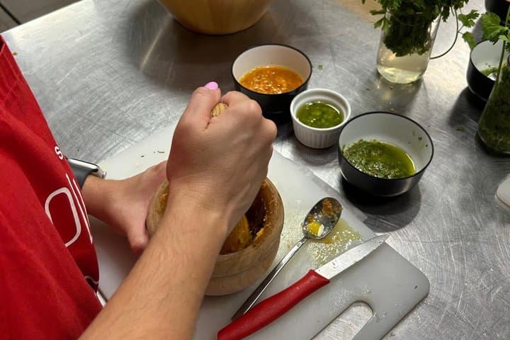 Tenerife: Canarian Mojos & Traditional Cooking Class with wine