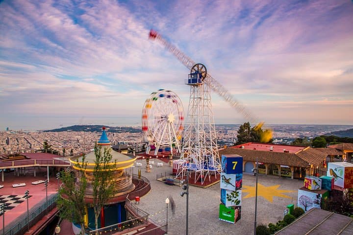 Admission to the Tibidabo Amusement Park in Barcelona