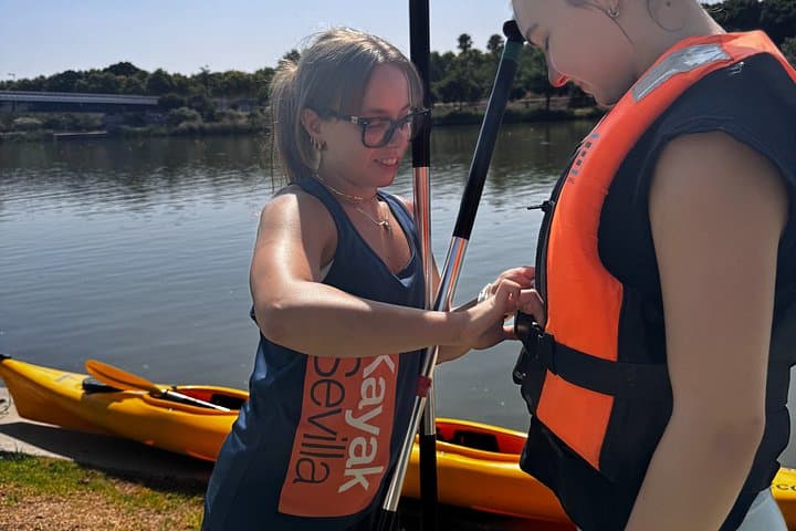 Seville: Guided River Kayak with Expert Guide