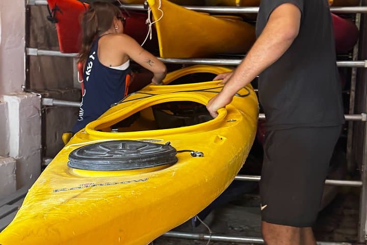 Seville: Guided River Kayak with Expert Guide