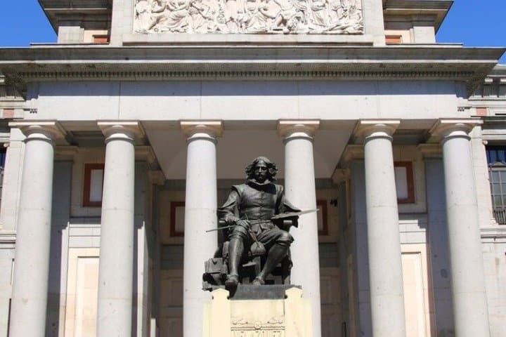 Entrance to the Prado Museum in Madrid with Audio Guide