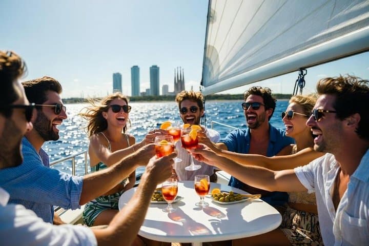 Barcelona Open Sailing trip, Vermouth, tapas & Live Catalan Rumba