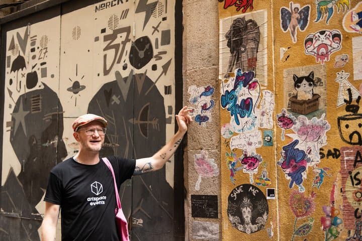 Barcelona Street Art Tour with Exclusive Artist Studios Visit