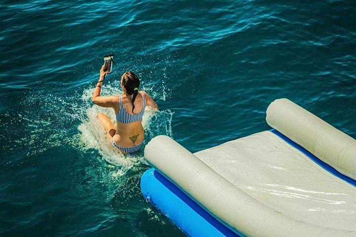 Boat Tour with XXL Slides, Snorkeling, Activities and Lunch