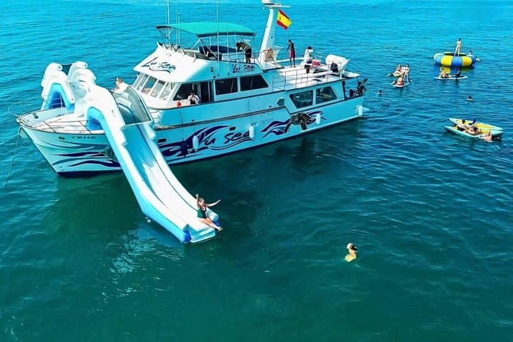 Boat Tour with XXL Slides, Snorkeling, Activities and Lunch