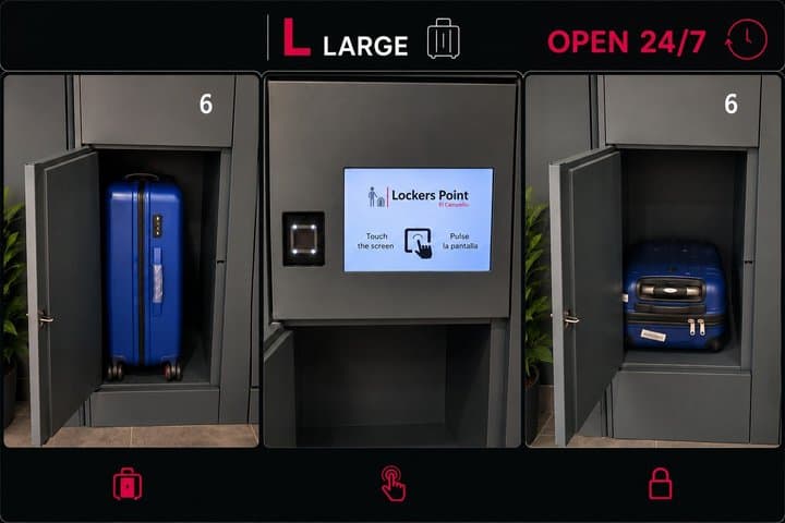 Lockers Point Safe Luggage Storage in El Campello