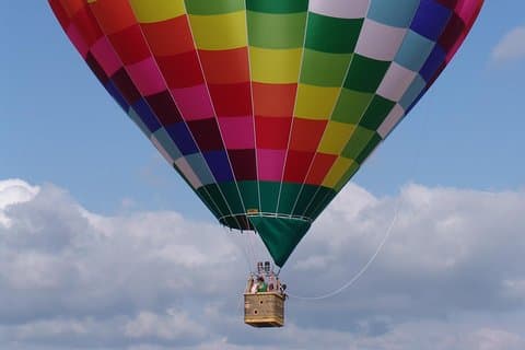 In flight
