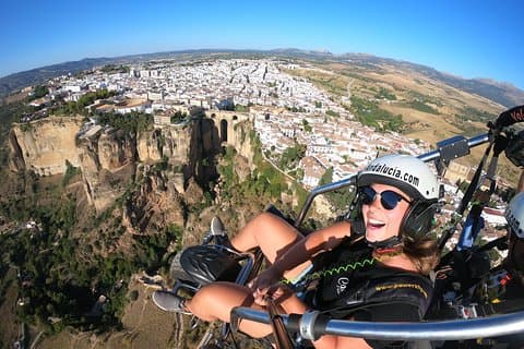 Paramotor flight in Ronda