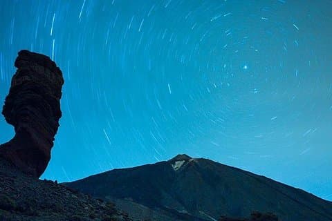 Teide under the stars