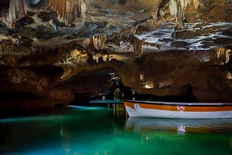 Inside the caves