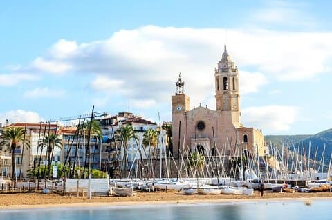 Sitges - Church of San Bartolomé and Santa Tecla