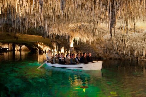 Full day tour to the Caves of Drach and Caves of Hams in Mallorca