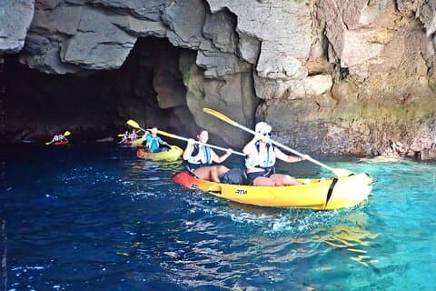 Kayak & Snorkeling Tour in Caves in Gran Canaria