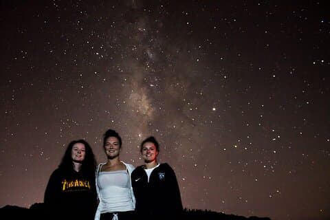 guests under the milky way