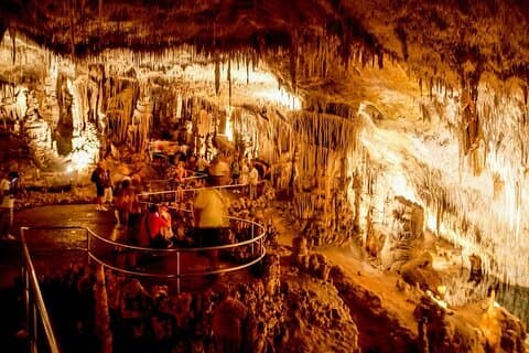 Tour to the Drach Caves from the south of the island