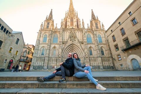 Barcelona couple photos