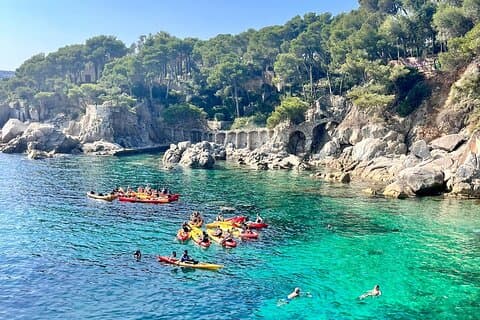 Costa Brava Kayak & Snorkel Tour + Picnic from Barcelona
