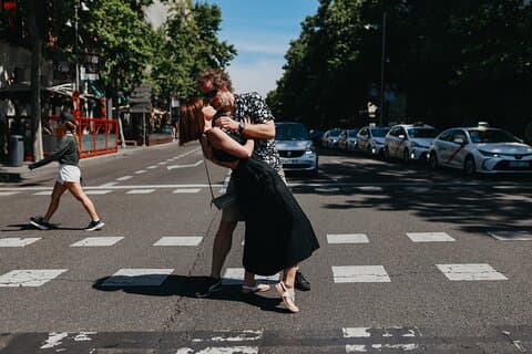 EN couple photo shoot & photo tour, Madrid