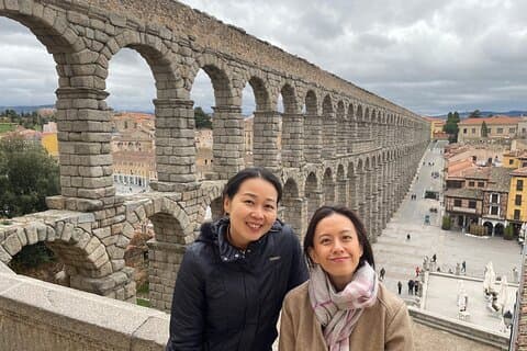 top of the aqueduct