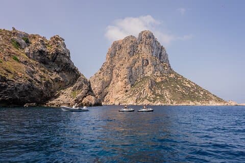 Excursion to Es Vedrá Island by Jet Ski From San Antonio