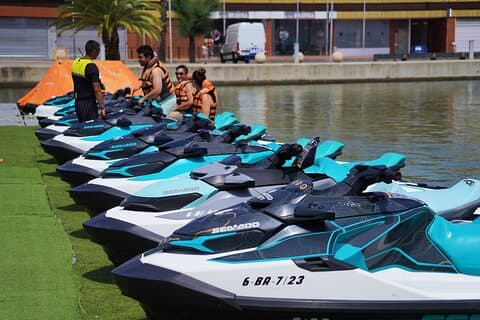 Supercar Driving and Jet Ski Experience in Barcelona