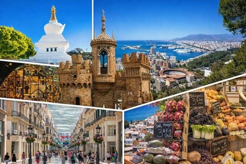 Best of Malaga and White Coastal Villages Private Tour