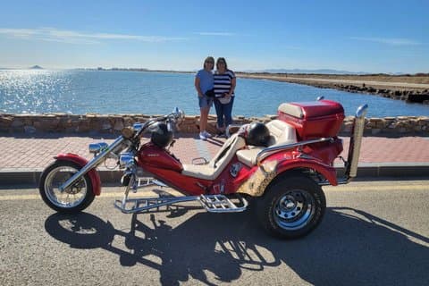 Trike Adventure to Mar Menor, Salt Lakes and Flamingos