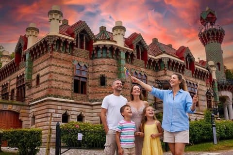 Guided Tour of El Capricho de Gaudí with ticket