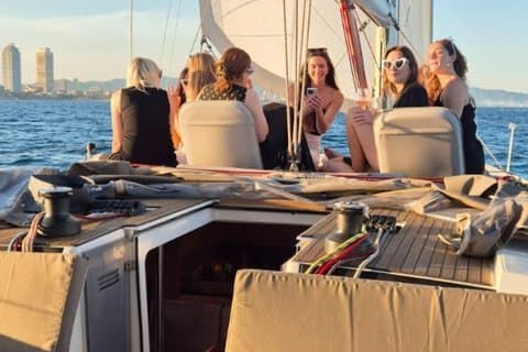 Private Sailing Barcelona with Cava and Mediterranean Aperitifs