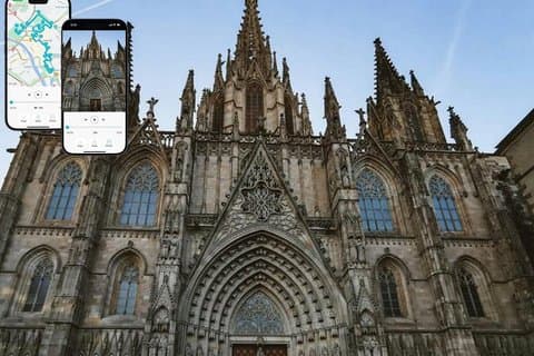 Barcelona Gothic Quarter Self Guided Walking Tour with Mobile App