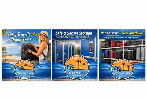 Ocean Life secure storage and luggage storage - Tenerife
