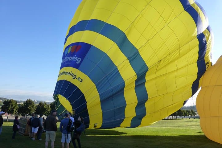 Hot-air balloon ride over Catalonia