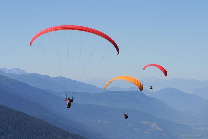 Tandem Paragliding Flight over Tenerife