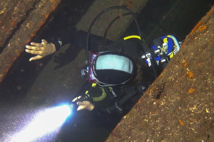 Scuba Night Dive on Tenerife