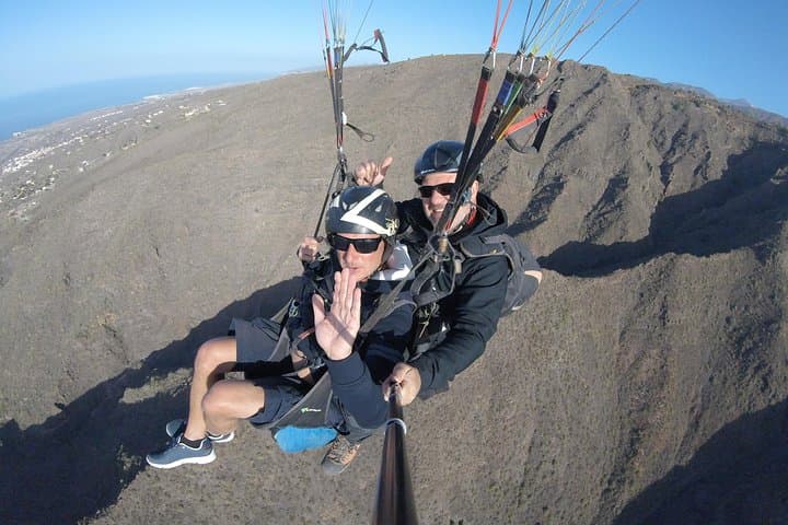 Tandem Paragliding Flight over Tenerife