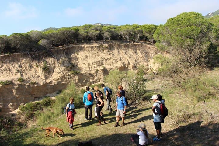 Hiking Costa de la Luz Betis, mountain to beach walk.