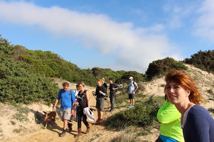Hiking Costa de la Luz Betis, mountain to beach walk.