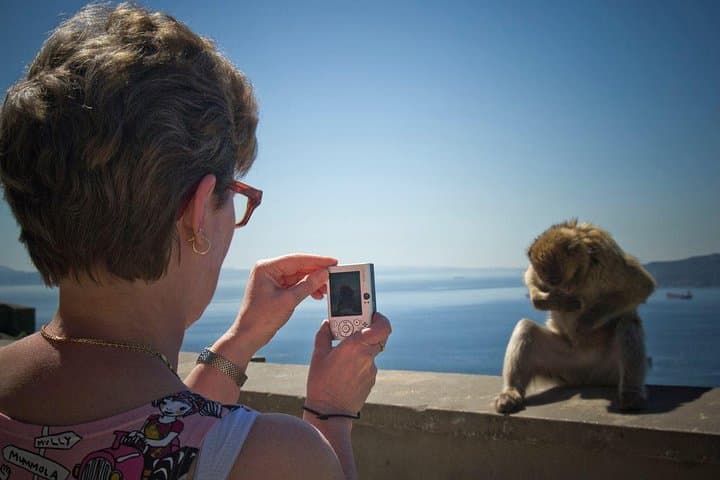 Gibraltar with Rock of Gibraltar & St. Michael Cave from Seville