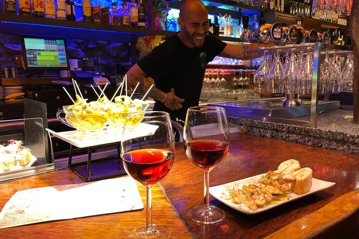 A typical bar scene in Bilbao...