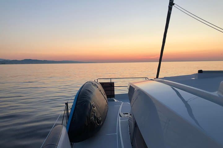 Catamaran sunset
