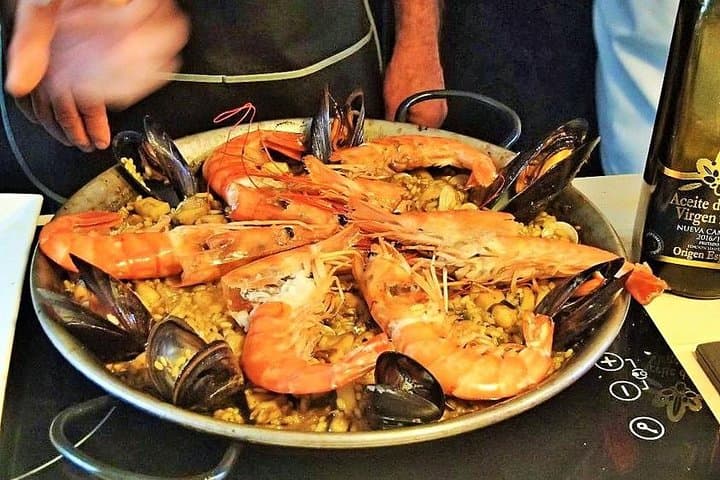 Paella & Tapas Cooking Class in Barcelona
